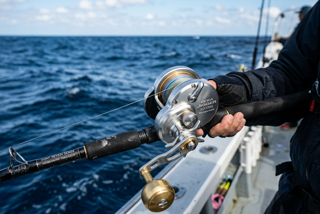 中深海スロージギングリール